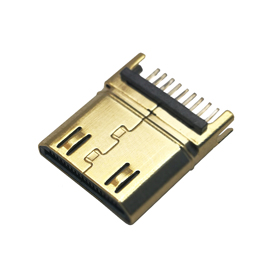 HDMI-C-M04夹板式（有弹有筋）无卡点